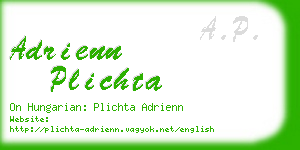 adrienn plichta business card